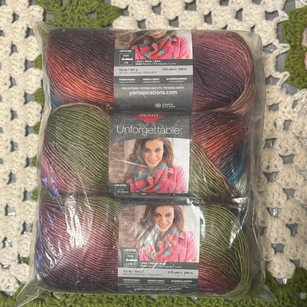 Red Heart whimsical yarn bundle - Picture 1 of 1